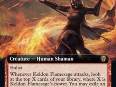 Keldon Flamesage (Extended Art) [Dominaria United] Cheap