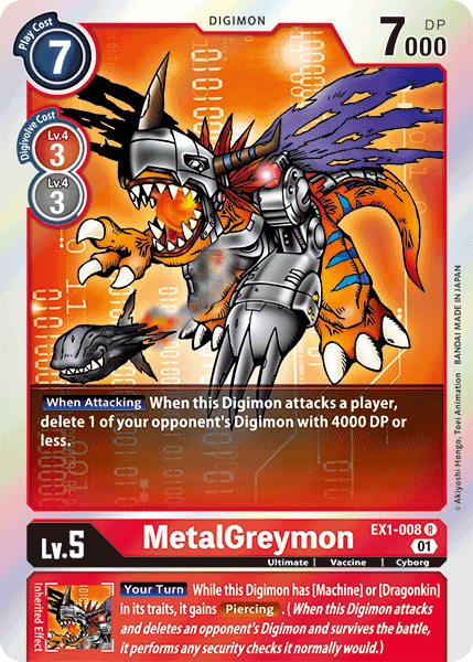 MetalGreymon [EX1-008] [Classic Collection] Discount