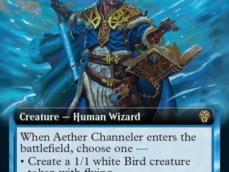 Aether Channeler (Extended Art) [Dominaria United] Hot on Sale