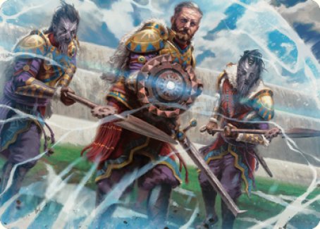 Argivian Phalanx Art Card [Dominaria United Art Series] Cheap