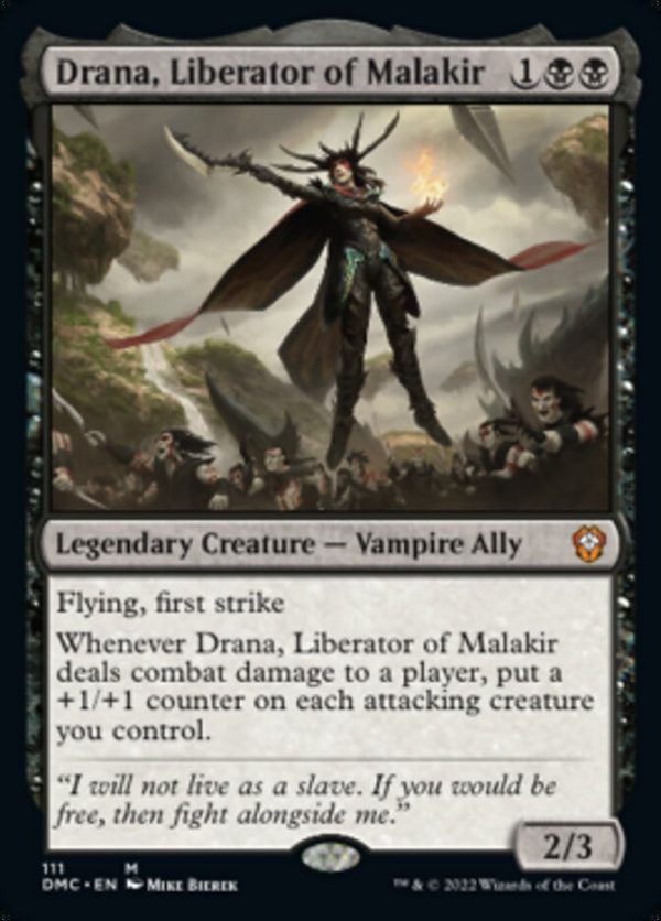 Drana, Liberator of Malakir [Dominaria United Commander] on Sale