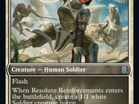 Resolute Reinforcements (Promo Pack) [Dominaria United Promos] For Cheap