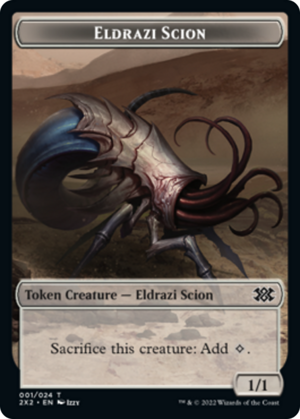 Zombie    Eldrazi Scion Double-Sided Token [Double Masters 2022 Tokens] For Sale