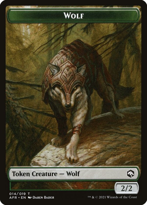 Wolf (014)    Clue (016) Double-Sided Token [Challenger Decks 2022 Tokens] Online Hot Sale