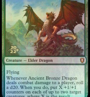 Ancient Bronze Dragon [Commander Legends: Battle for Baldur s Gate Prerelease Promos] Discount