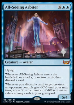 All-Seeing Arbiter (Promo Pack) [Streets of New Capenna Promos] Online Sale