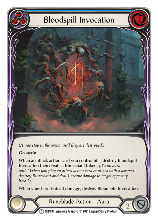 Bloodspill Invocation (Blue) [1HP293] (History Pack 1) Online now