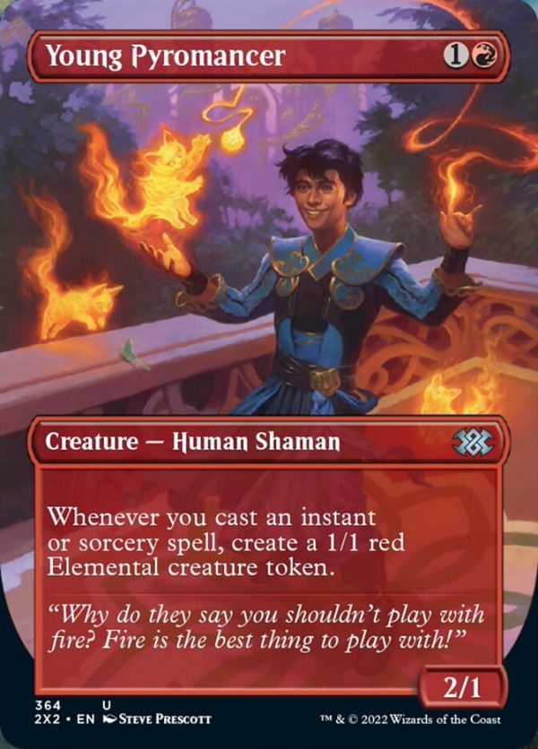 Young Pyromancer (Borderless Alternate Art) [Double Masters 2022] Fashion