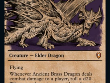 Ancient Brass Dragon (Showcase) [Commander Legends: Battle for Baldur s Gate] For Sale