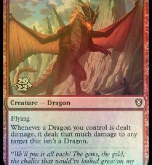 Wrathful Red Dragon [Commander Legends: Battle for Baldur s Gate Prerelease Promos] Hot on Sale