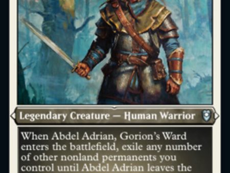 Abdel Adrian, Gorion s Ward (Foil Etched) [Commander Legends: Battle for Baldur s Gate] For Discount