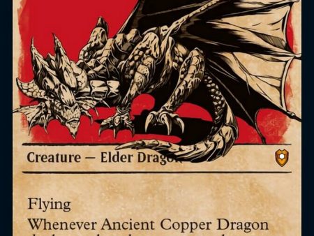 Ancient Copper Dragon (Showcase) [Commander Legends: Battle for Baldur s Gate] Sale