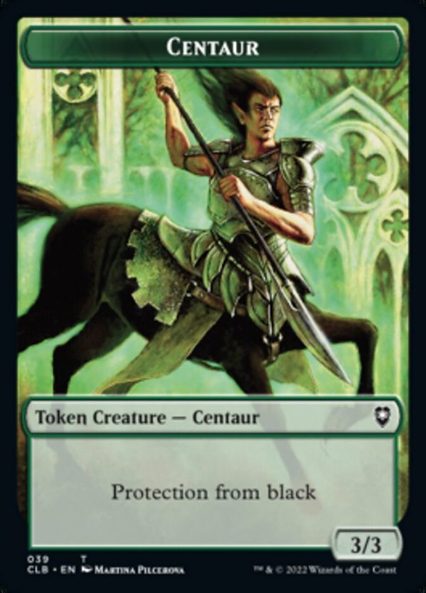 Horror    Centaur Double-Sided Token [Commander Legends: Battle for Baldur s Gate Tokens] Online Sale