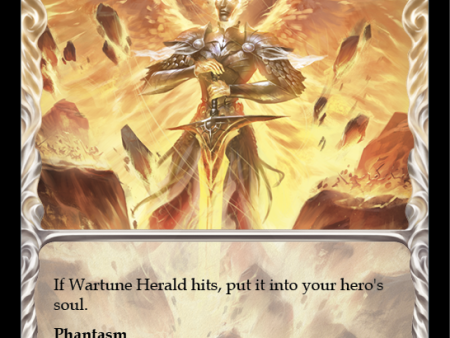 Wartune Herald (Yellow Extended Art) [FAB036] (Promo)  Rainbow Foil Online