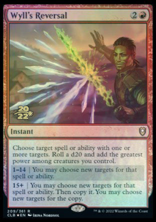 Wyll s Reversal [Commander Legends: Battle for Baldur s Gate Prerelease Promos] on Sale