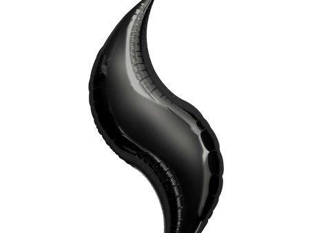 Black Curve Super Shape Balloon 36in Online