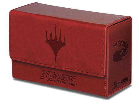 Ultra Pro - Dual Flip Box Red Mana for Magic (Matte Finish) Cheap