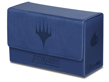 Ultra Pro - Dual Flip Box Blue Mana for Magic (Matte Finish) Discount