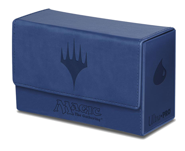 Ultra Pro - Dual Flip Box Blue Mana for Magic (Matte Finish) Discount