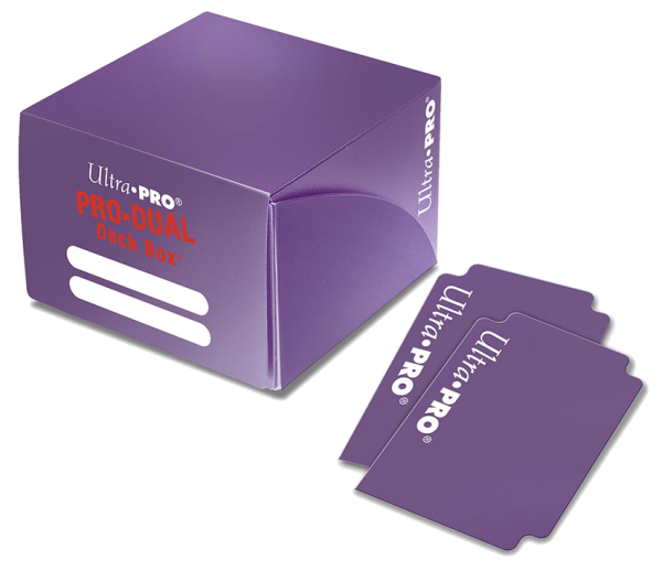 Ultra Pro - PRO Dual Standard Purple Deck Box (180) Online Sale