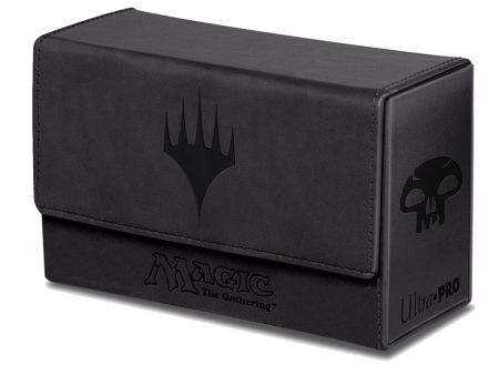 Ultra Pro - Dual Flip Box Black Mana for Magic (Matte Finish) Online now