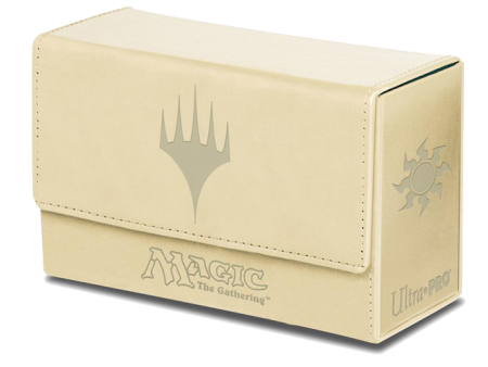 Ultra Pro - Dual Flip Box White Mana for Magic (Matte Finish) on Sale